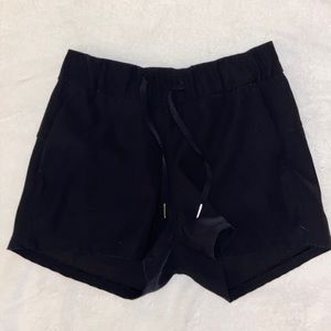 Black Lululemon shorts size 4